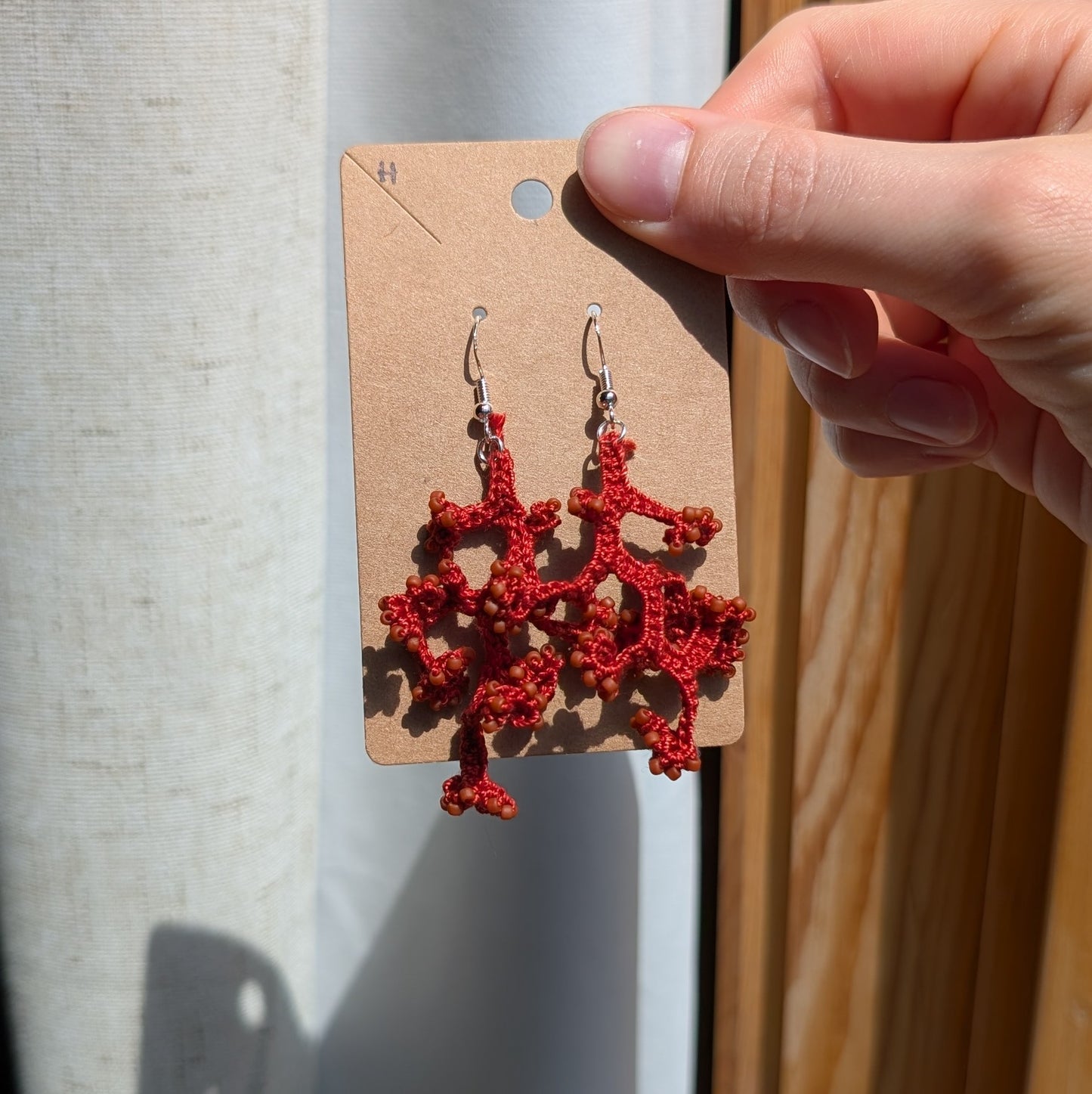 Coral Earrings