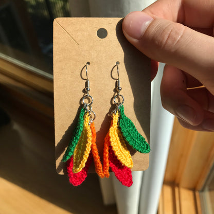 Leaf Cascade Earrings