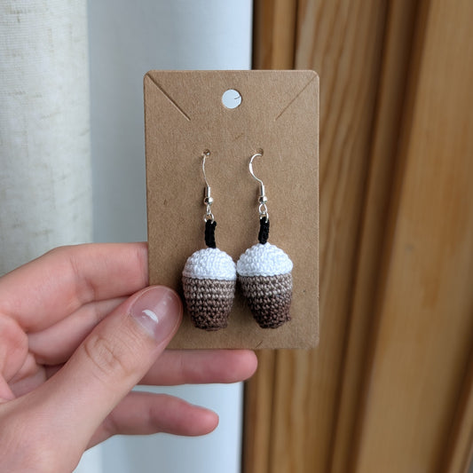 Iced Coffee Earrings