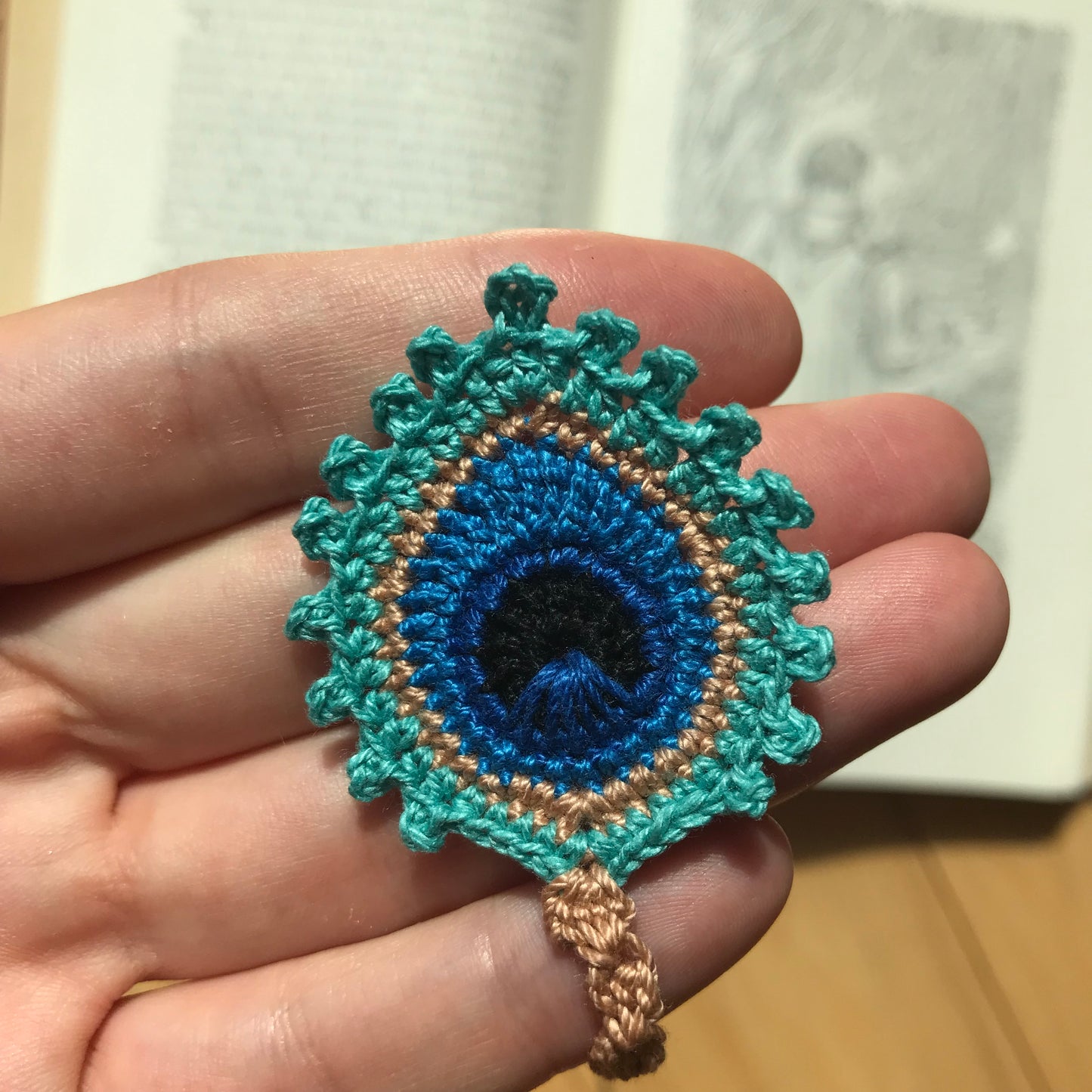 Peacock Bookmark