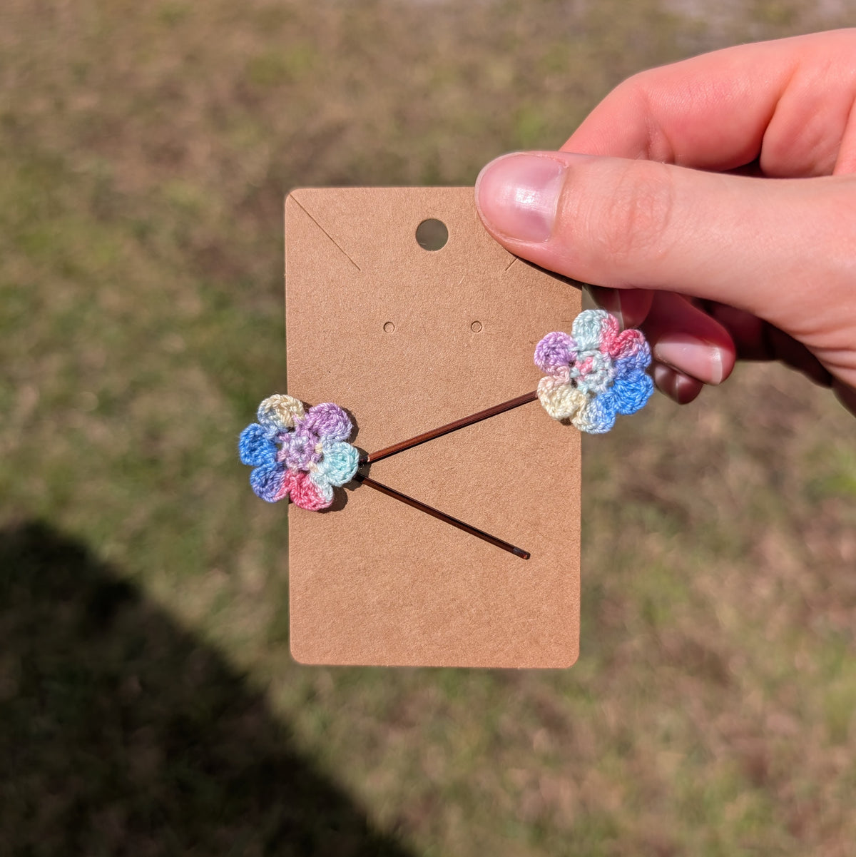 Small Flower Bobby Pins