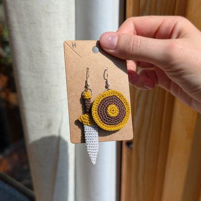 Swords and Shields Earrings