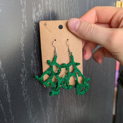 Coral Earrings