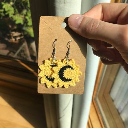 Sun and Moon Earrings