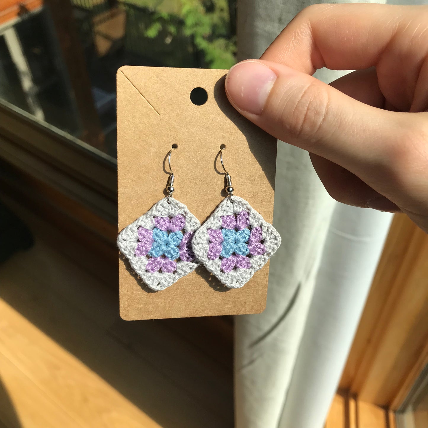 Granny Square Earrings