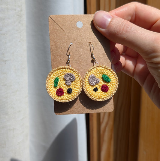 Pizza Earrings and Charms
