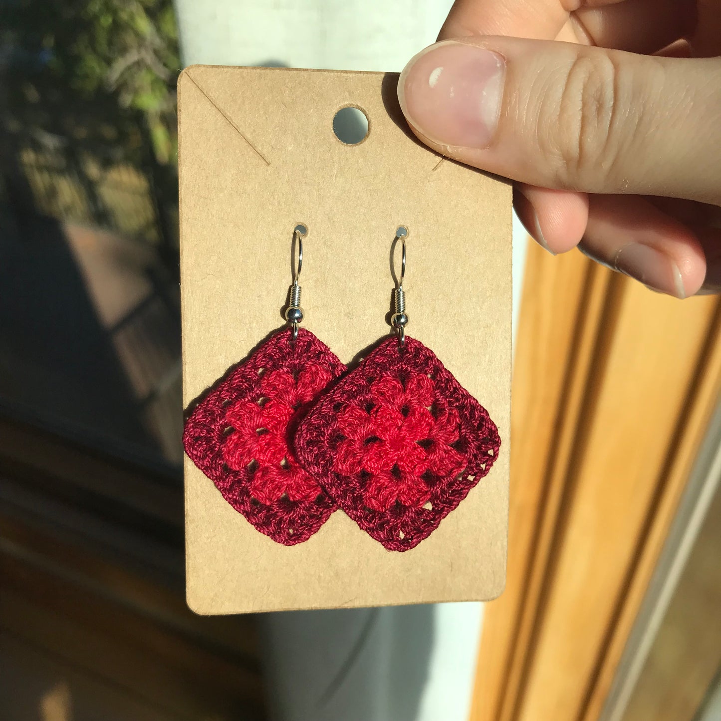 Granny Square Earrings