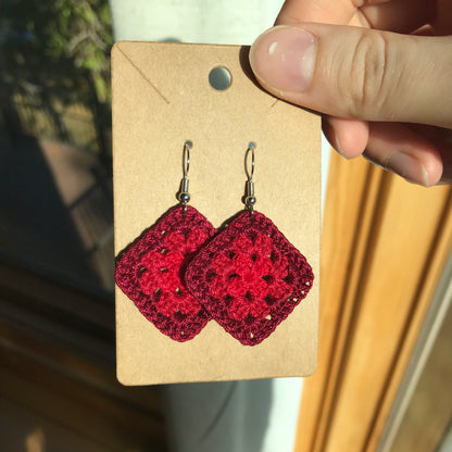 Granny Square Earrings