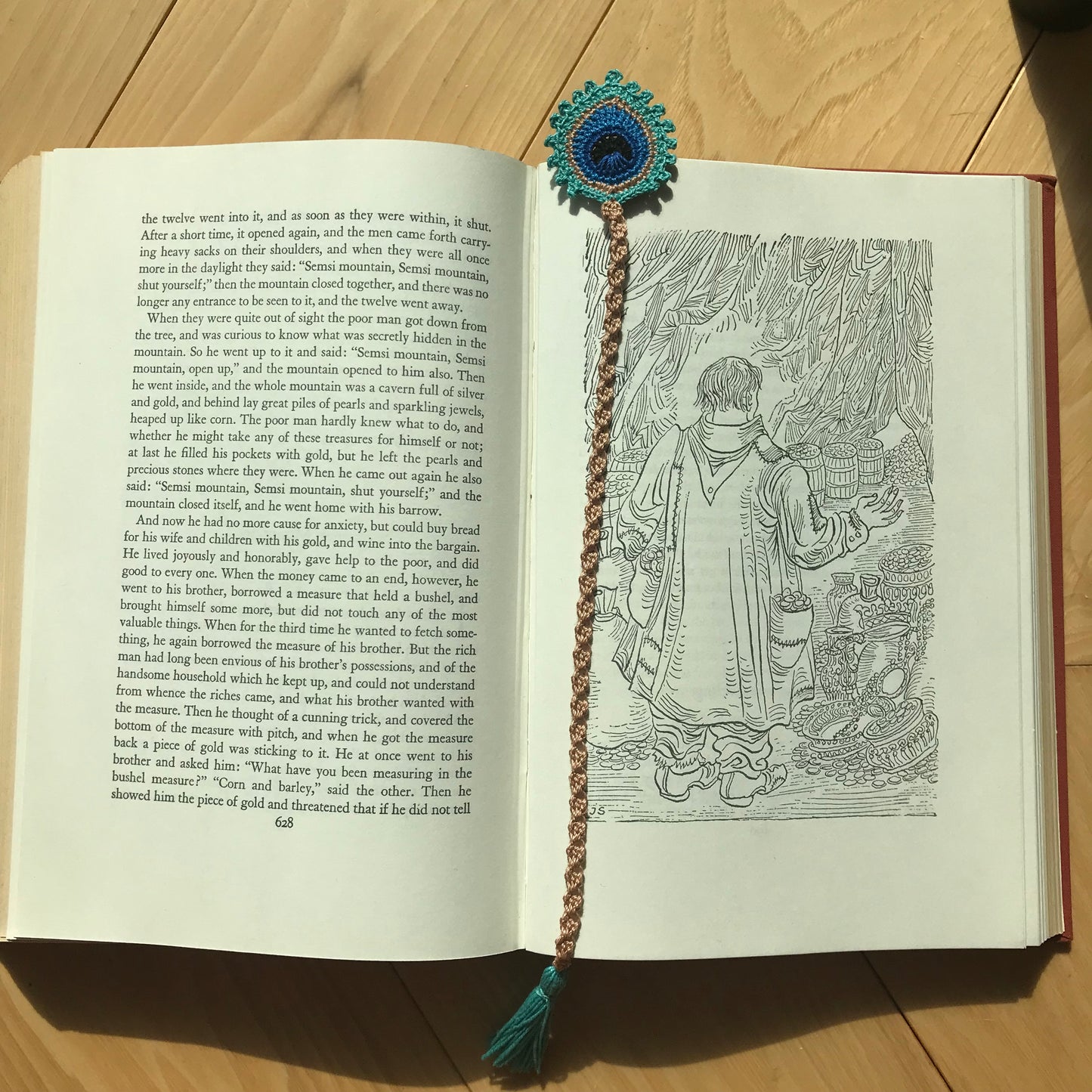 Peacock Bookmark