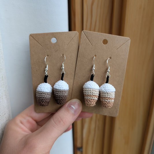 Iced Coffee Earrings