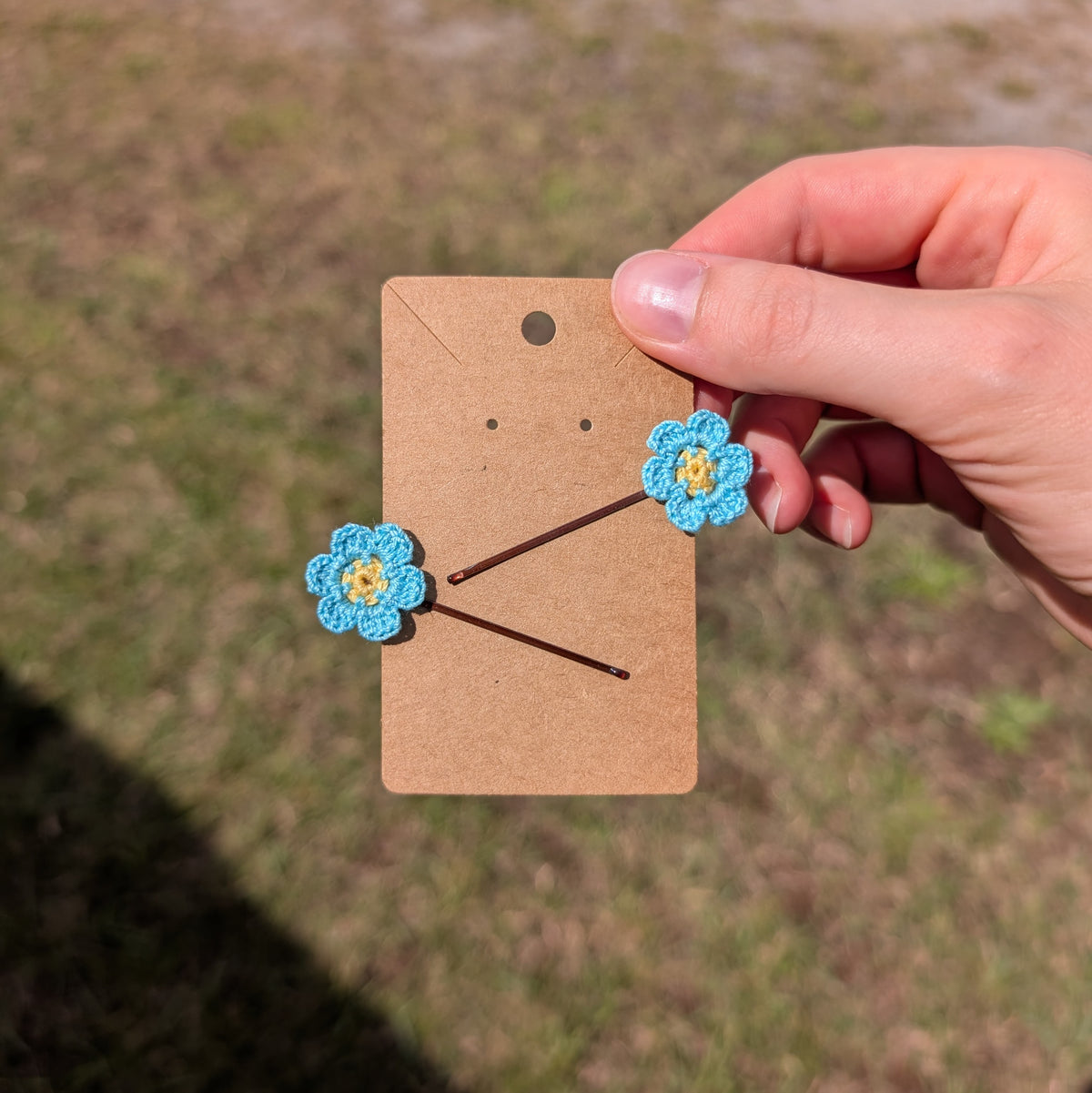 Small Flower Bobby Pins