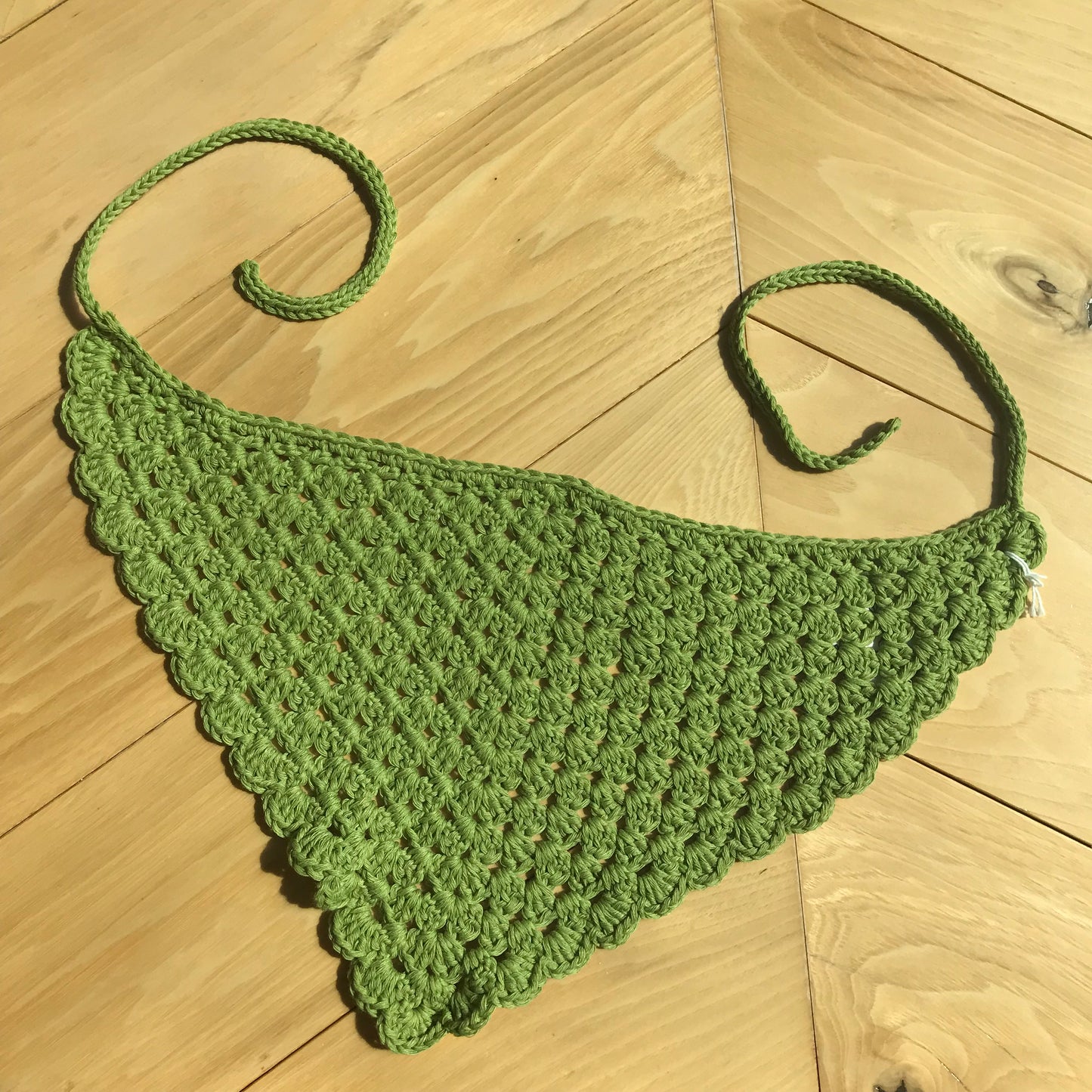 Granny Square Ruffled Bandana
