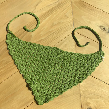Granny Square Ruffled Bandana