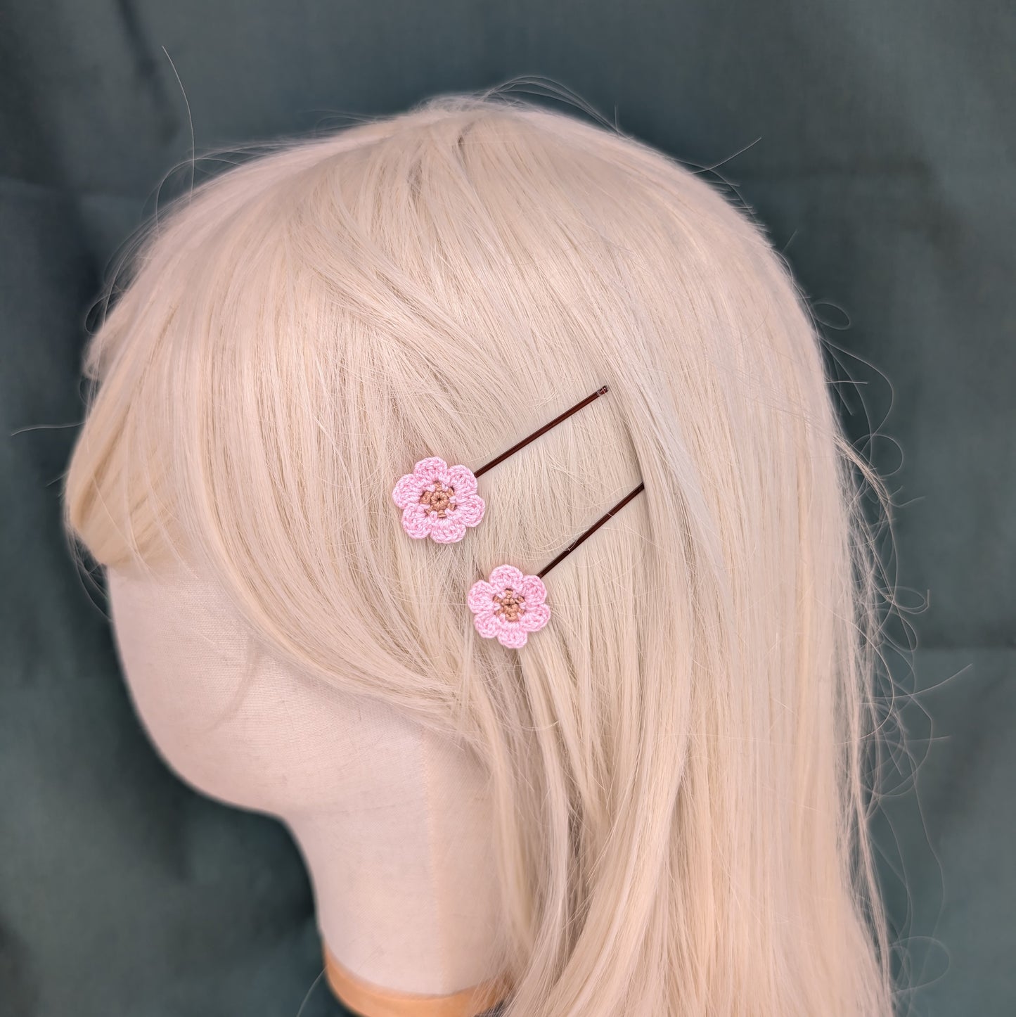 Small Flower Bobby Pins