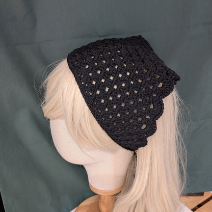 Granny Square Ruffled Bandana