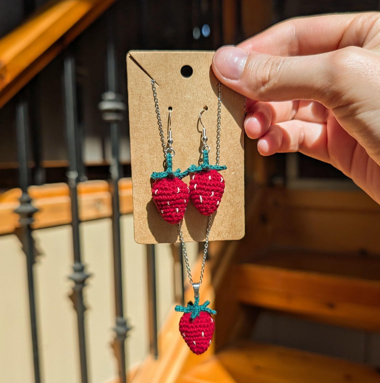 Strawberry Earrings & Charms